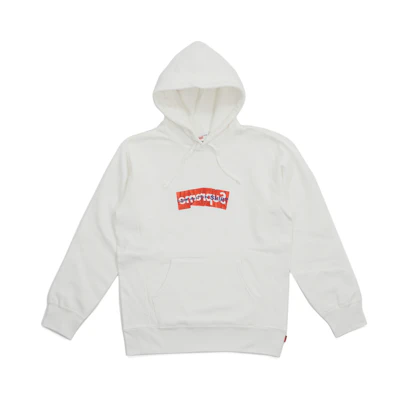 Supreme CDG SHIRT Box Logo Hooded Sweatshirt White