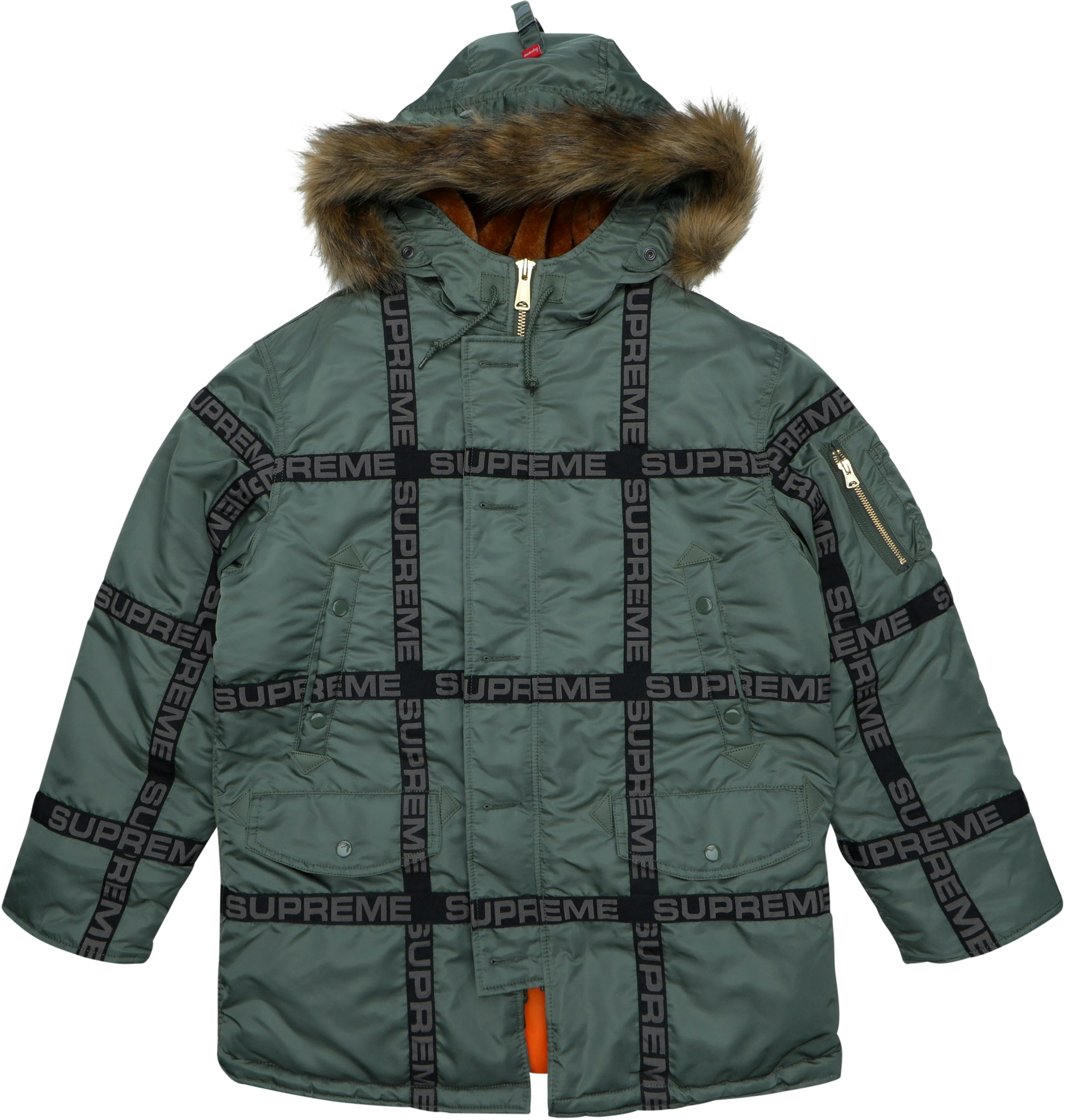 supreme-logo-tape-n-3-b-parka-green
