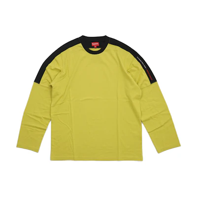 Supreme Paneled LS Top Acid Green