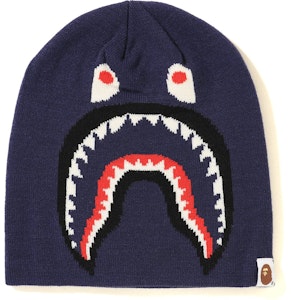 BAPE 第二款鯊魚針織帽 海軍藍 Buy BAPE 第二款鯊魚針織帽 海軍藍