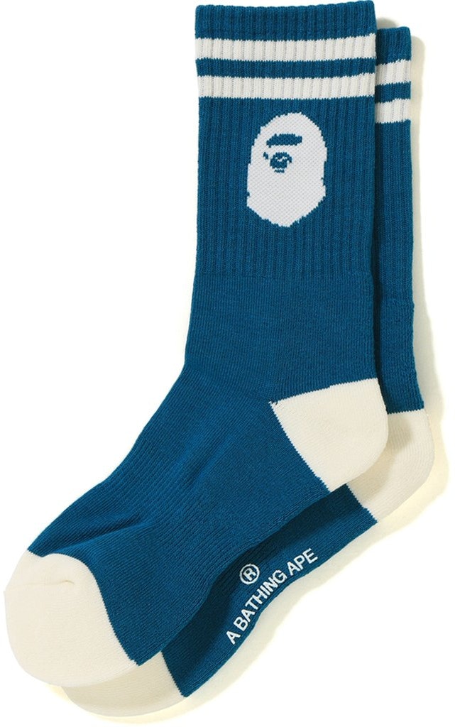 bape-ape-head-socks-green