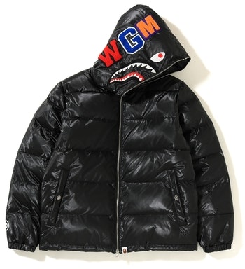 bape-glossy-shark-down-jacket-black