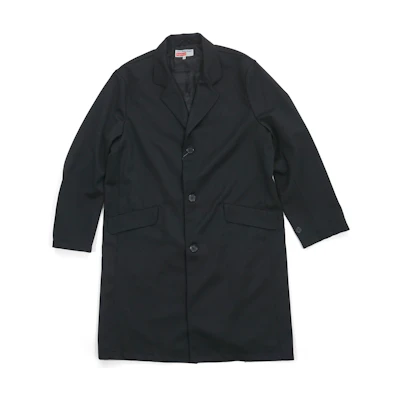 Supreme CDG SHIRT Wool Overcoat Black