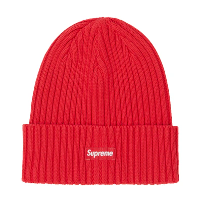 Supreme Overdyed Beanie Red
