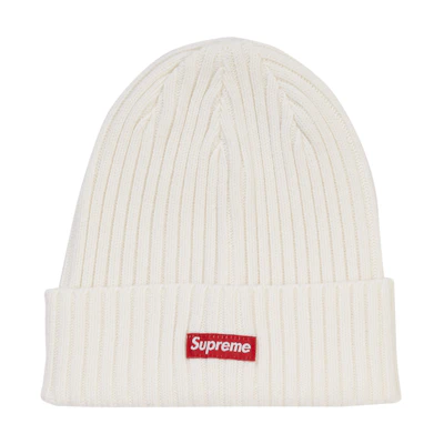 Supreme Overdyed Beanie White
