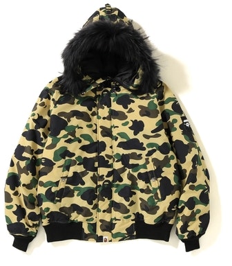 bape-1st-camo-n-2-b-down-jacket-yellow