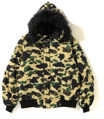 BAPE 1st Camo N 2B Down Jacket Yellow Buy BAPE 1st Camo N 2B Down Jacket Yellow