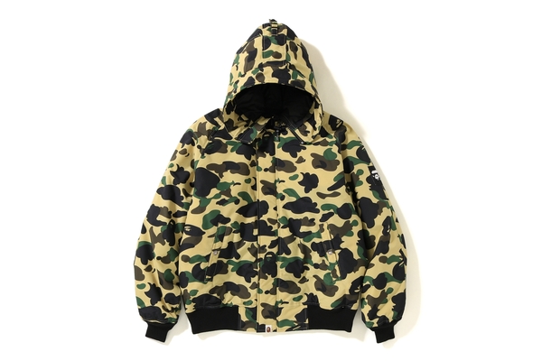 BAPE 1st Camo N 2B Down Jacket Yellow - Novelship