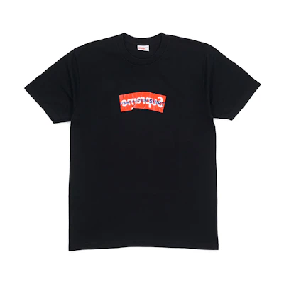 Supreme CDG Box Logo Tee Black