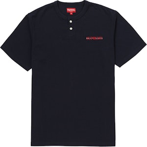 "Supreme Pique SS Henley Negro" Buy "Supreme Pique SS Henley Negro"
