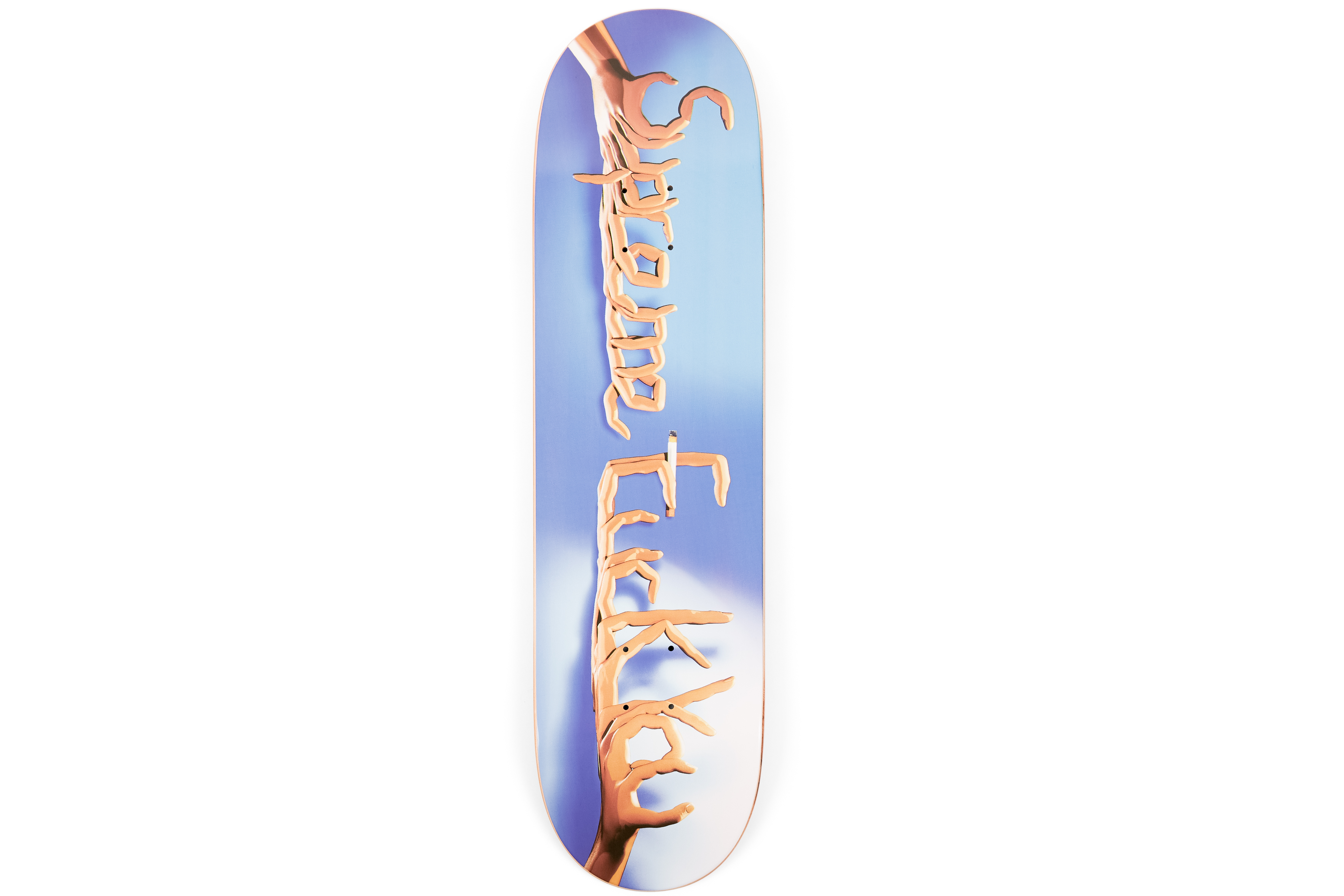 Supreme Fuck You Skateboard Deck Blue