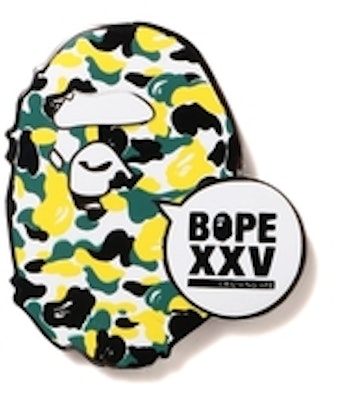 BAPE Store Osaka XXV Ape Head Pintrill Pins White Buy BAPE Store Osaka XXV Ape Head Pintrill Pins White
