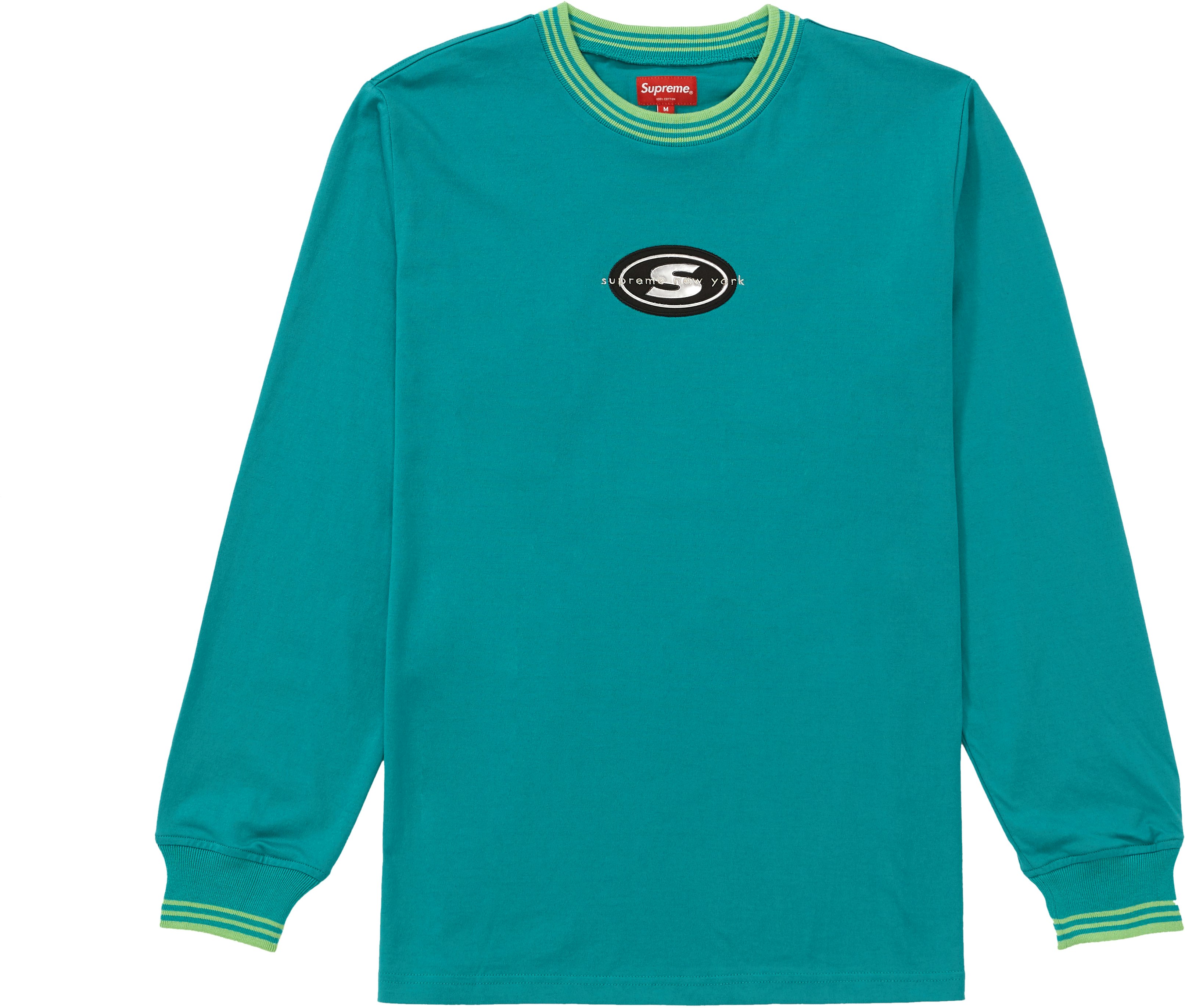 supreme-striped-rib-logo-ls-top-teal