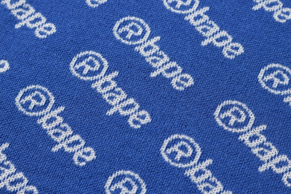 Order BAPE Logo Knit Crewneck Biru