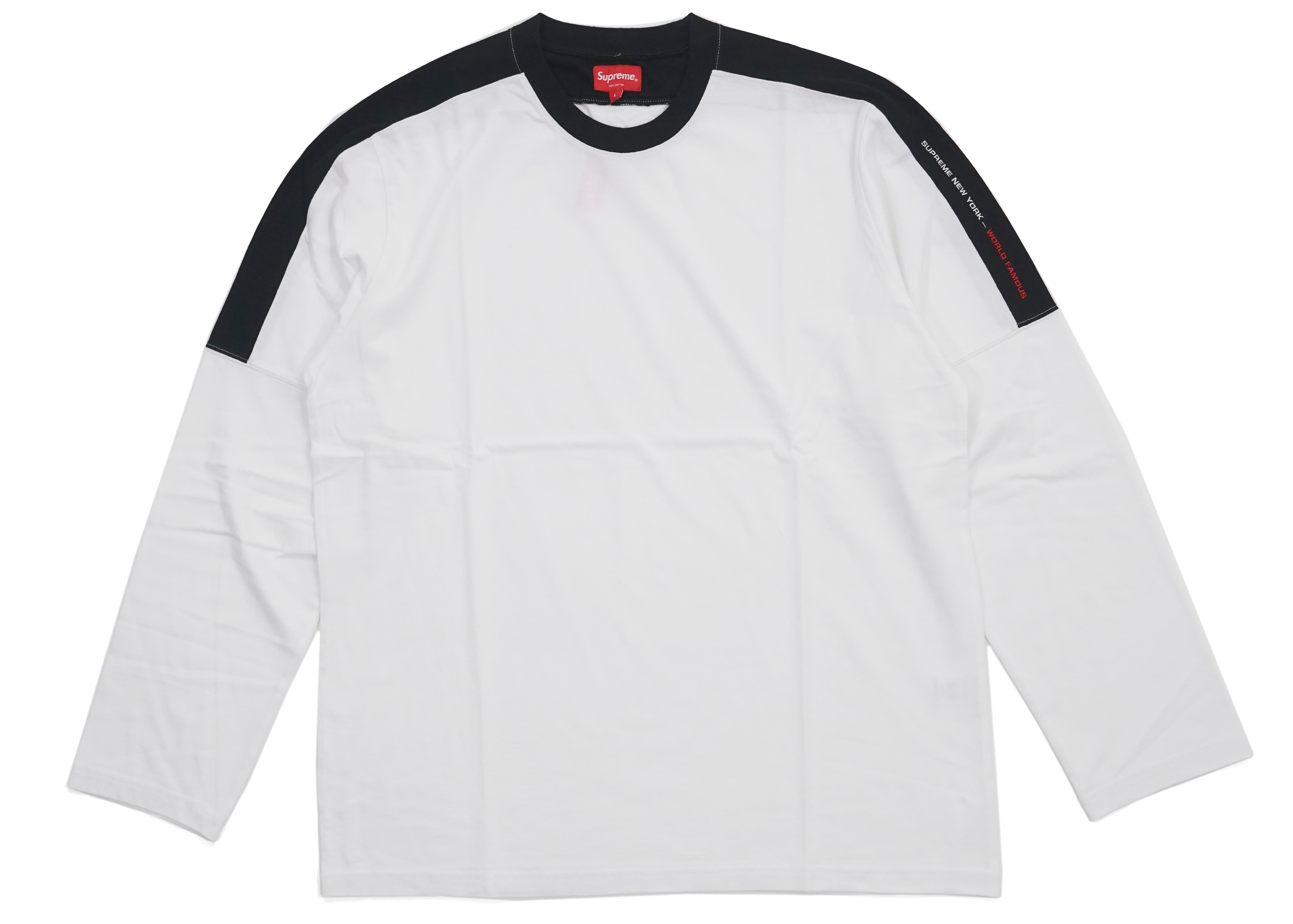 Supreme Paneled LS Top White - Novelship