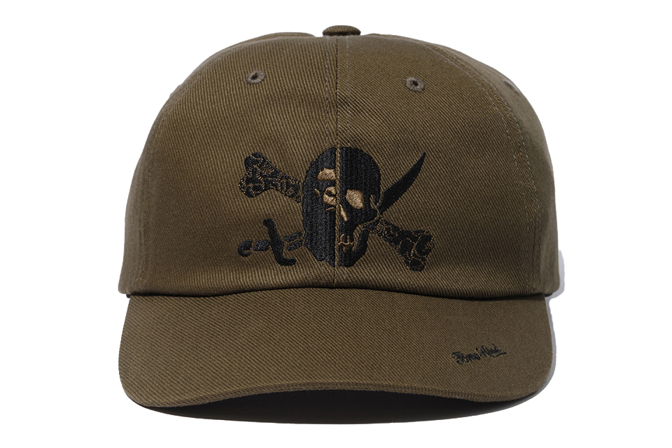 BAPE x NEIGHBORHOOD Ape & Skull Cap Olive - Novelship