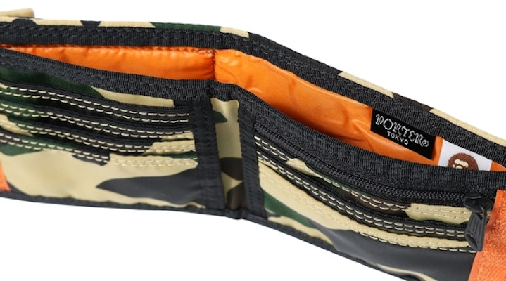 BAPE Porter 1st Camo Wallet Yellow Lookbook BAPE Porter 1st Camo Wallet Yellow