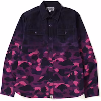 BAPE Color Camo Gradation Shirt Purple BAPE Color Camo Gradation Shirt Purple