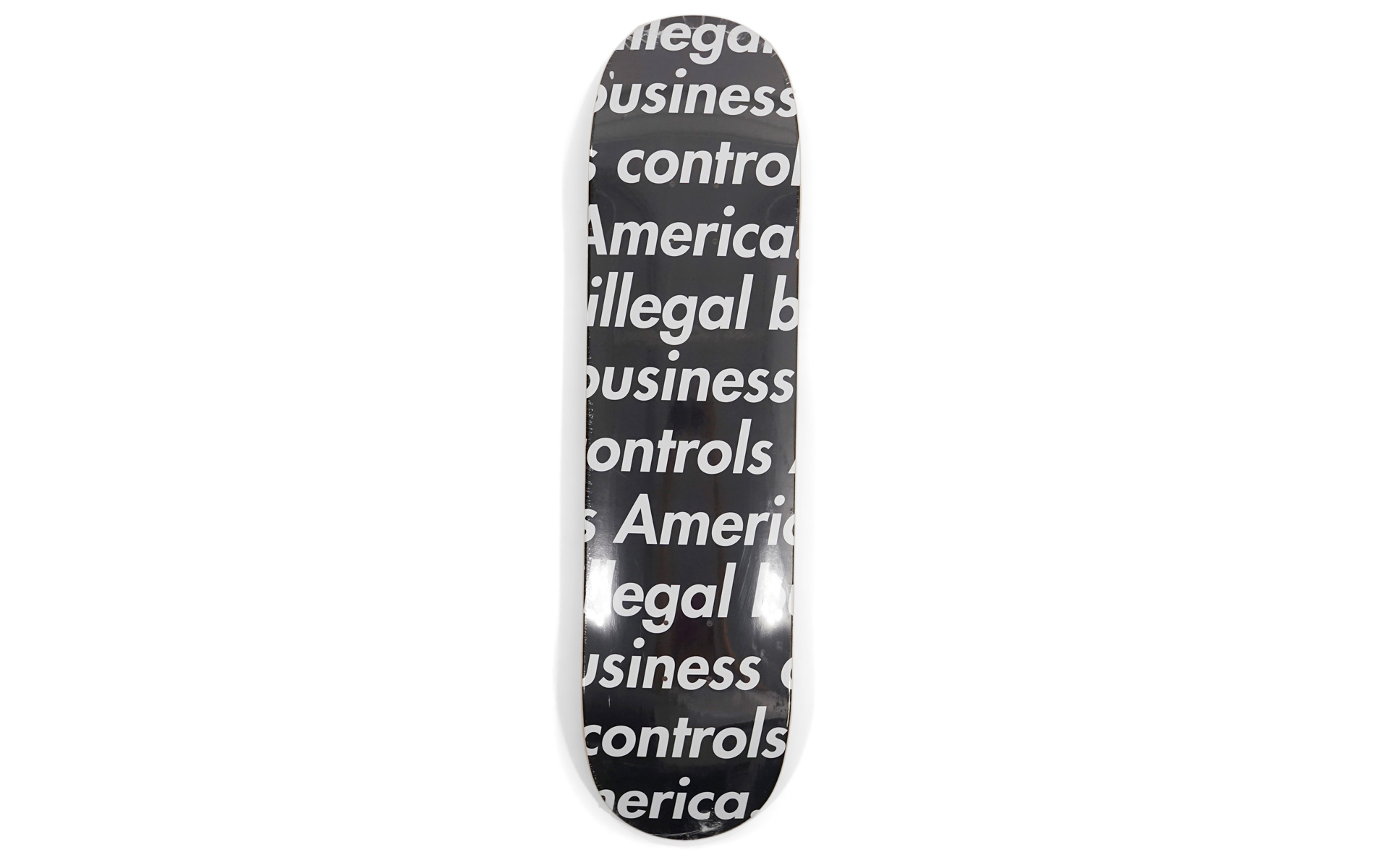 Supreme Illegal Business Skateboard 白-