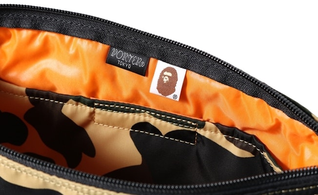 BAPE Porter 1st Camo Sacoche Yellow Order BAPE Porter 1st Camo Sacoche Yellow