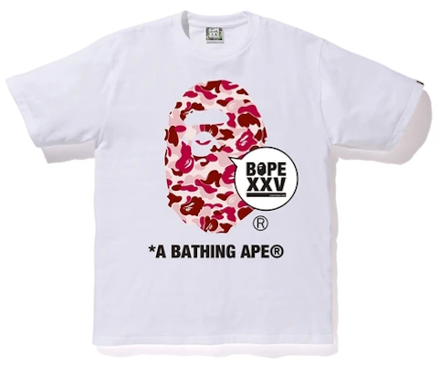 BAPE专门店广岛XXV大猩猩头像白色T恤 Buy BAPE专门店广岛XXV大猩猩头像白色T恤