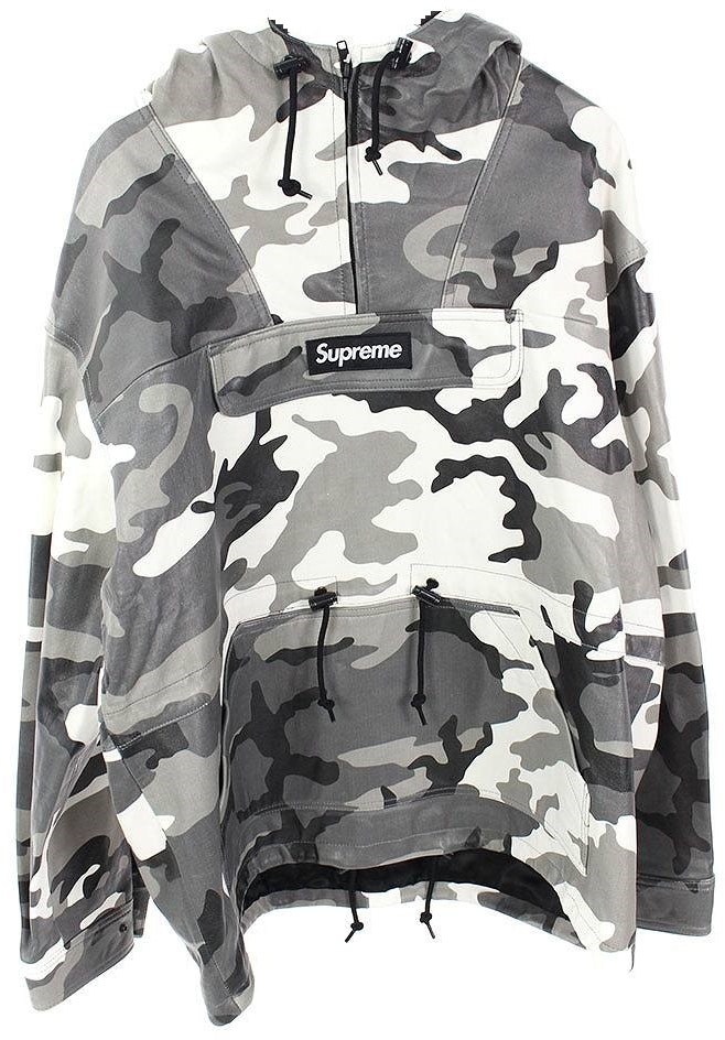 supreme-leather-anorak-camo-grey