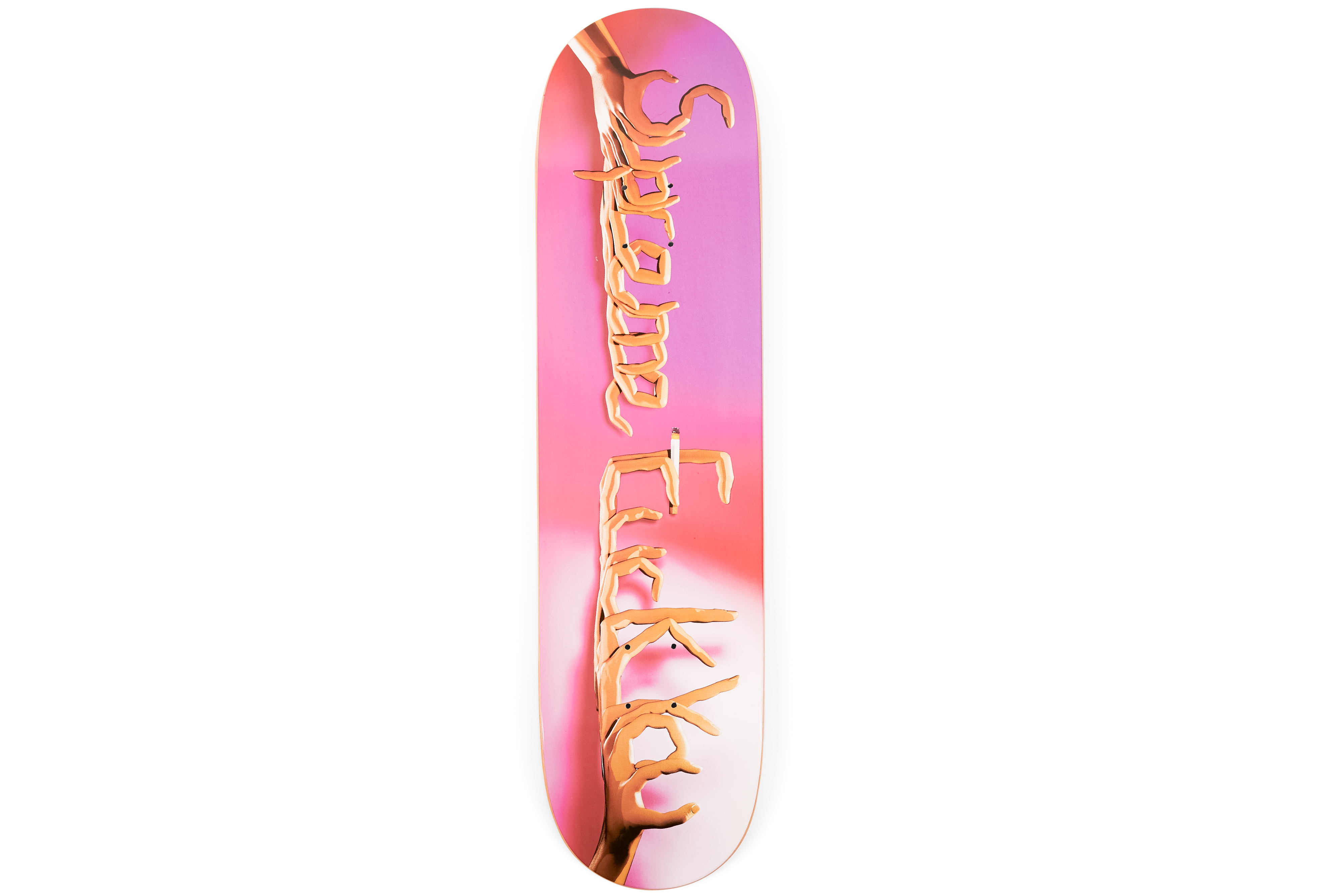 Supreme Fuck You Skateboard Deck Pink