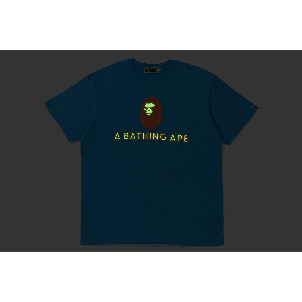 BAPE Relaxed Mad Face Tee Sax 圖 2