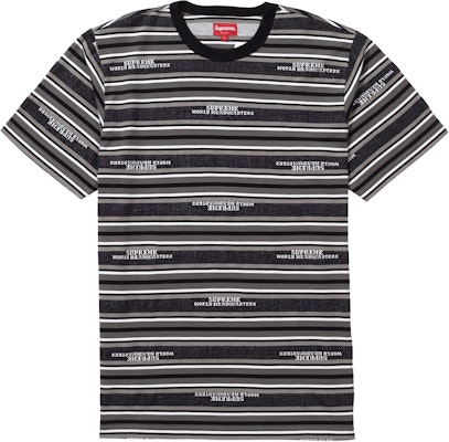 Supreme HQ Jalur SS Baju Hitam Buy Supreme HQ Jalur SS Baju Hitam