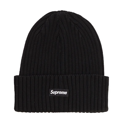Supreme Overdyed Beanie Black