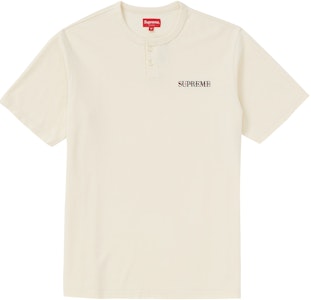 Supreme Piqué Manga Corta Henley Natural Buy Supreme Piqué Manga Corta Henley Natural