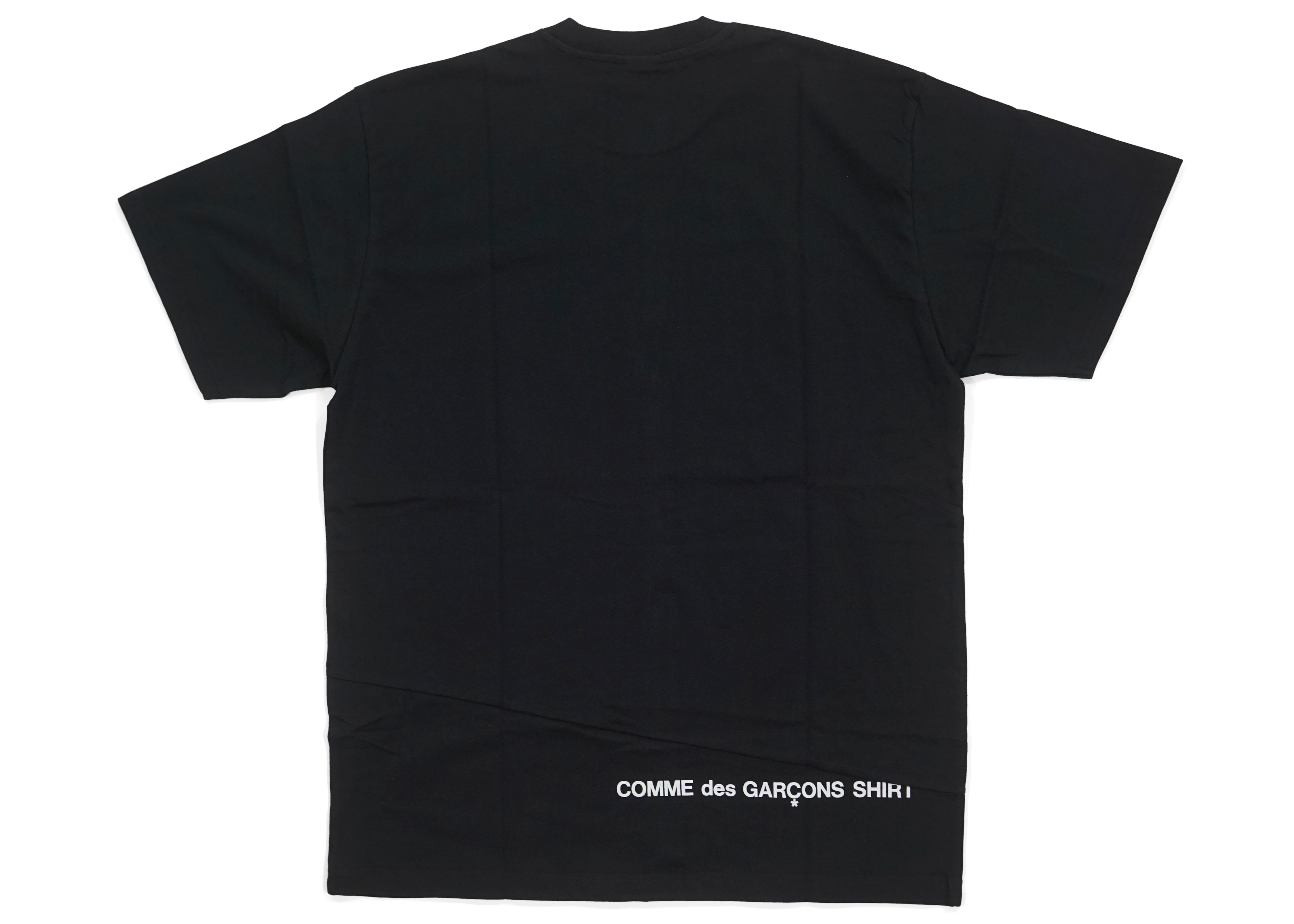 Supreme x Comme des Garçons Split Box Logo Tee Black - Novelship