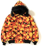 BAPE 1st Camo N 2B Down Jacket Orange BAPE 1st Camo N 2B Down Jacket Orange