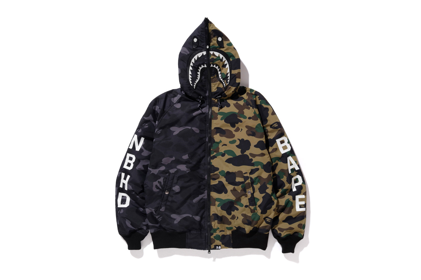 Bape shark hot sale x neighborhood