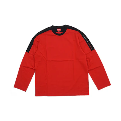 Supreme Paneled LS Top Red