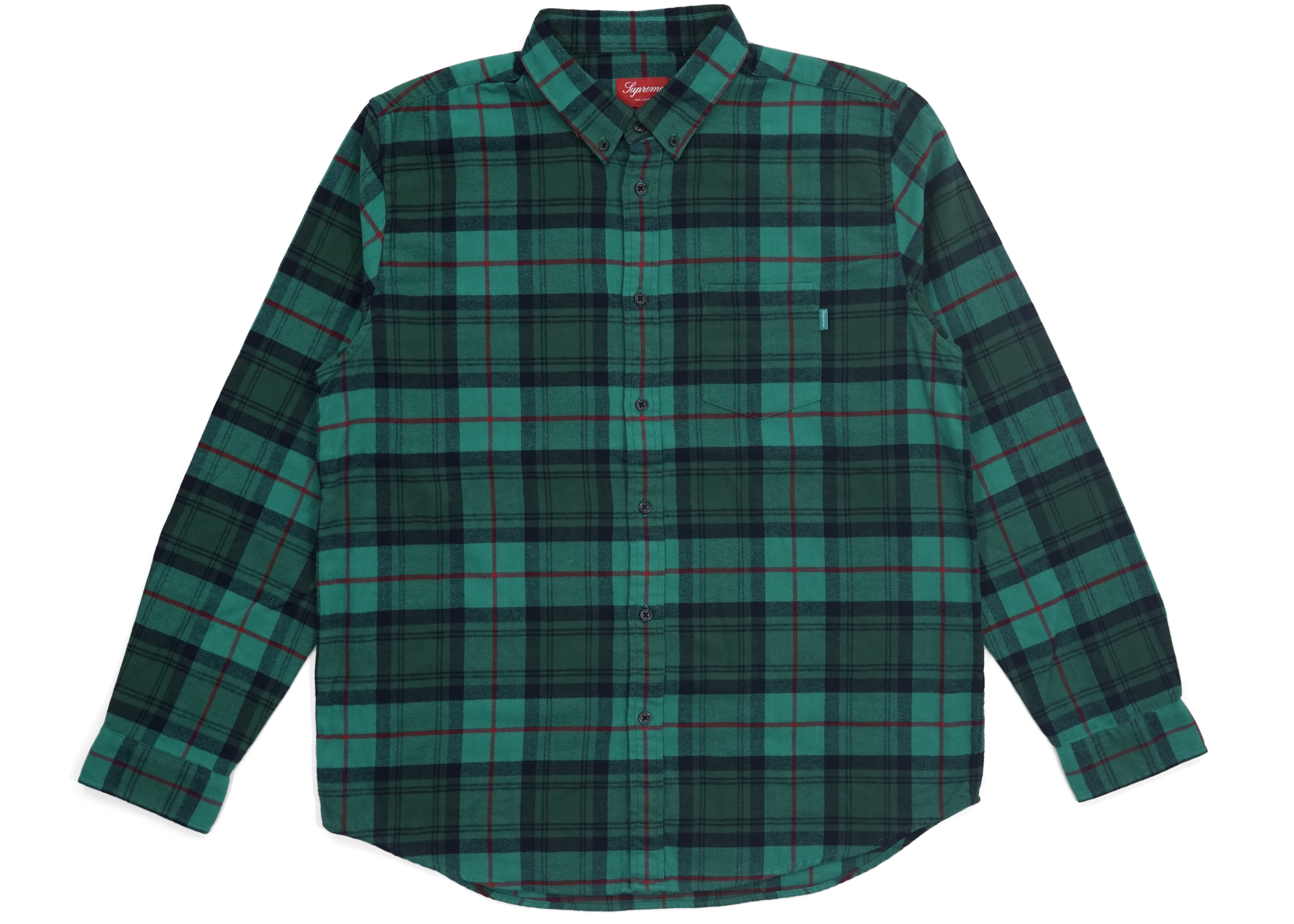 Buy Supreme Gingham S/S Shirt Lime - Novelship