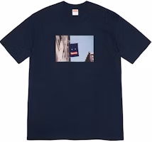 Supreme Banner Tee Navy Supreme Banner Tee Navy