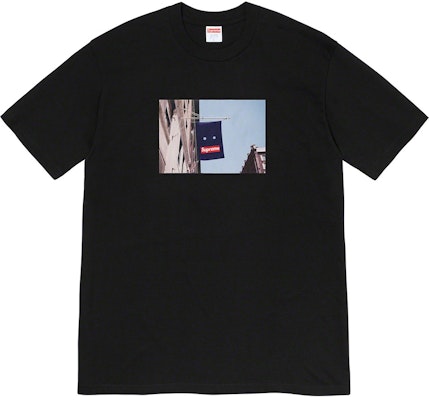 至尊旗幟圖案黑色T恤 Buy 至尊旗幟圖案黑色T恤