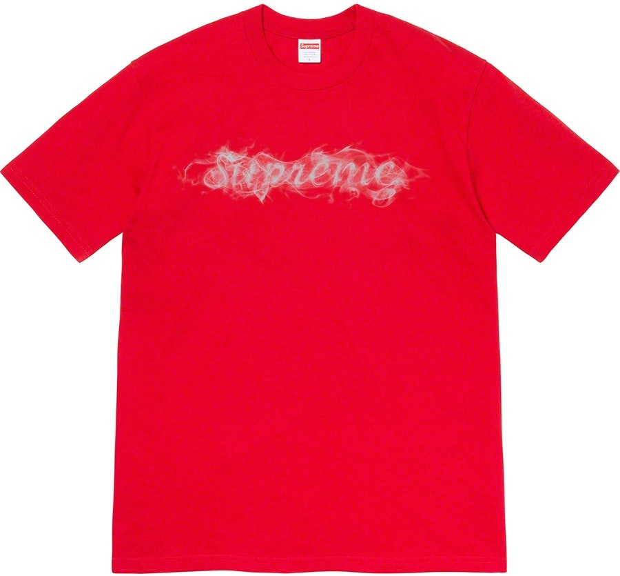 supreme-smoke-tee-red