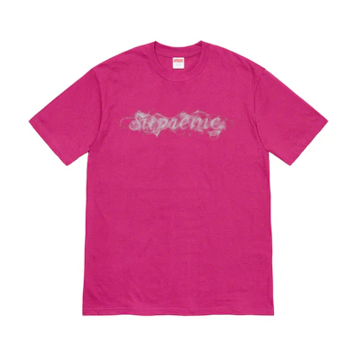 Supreme Smoke Tee Magenta