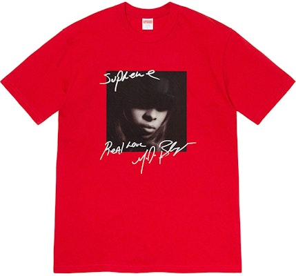 Supreme Mary J. Blige Tee Red Buy Supreme Mary J. Blige Tee Red