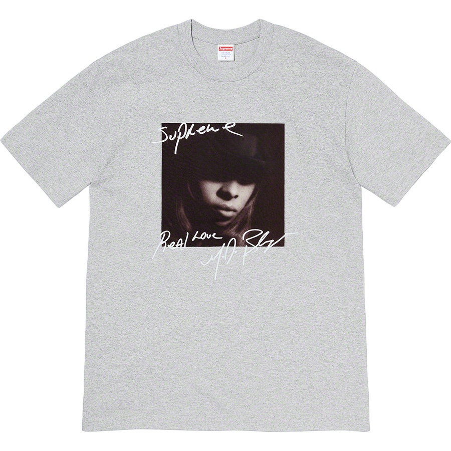 Supreme Mary J. Blige Tee Heather Grey - Novelship