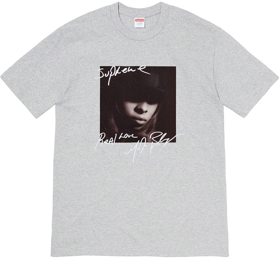 supreme-mary-j-blige-tee-heather-grey