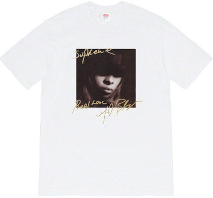Supreme Mary J. Blige Tee White Buy Supreme Mary J. Blige Tee White