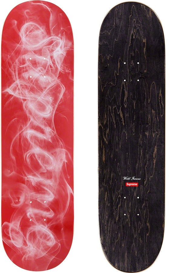 Supreme Red Smoke Skateboard Deck