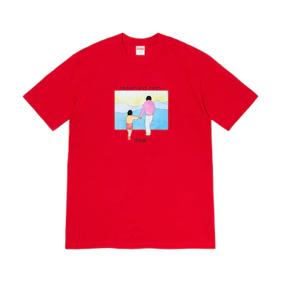 Supreme Heaven and Earth Tee Red