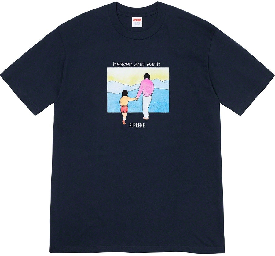 Supreme Heaven And Earth Tee Navy Novelship supreme-heaven-and-earth-tee-navy-novelship