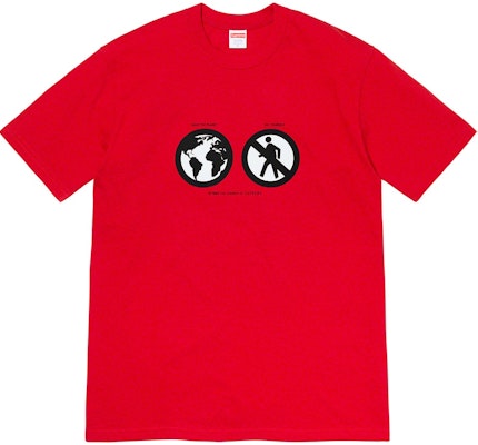 Supreme Save The Planet Tee Red Buy Supreme Save The Planet Tee Red