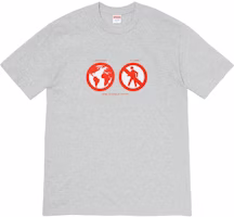 Supreme Save The Planet Tee Heather Grey Supreme Save The Planet Tee Heather Grey