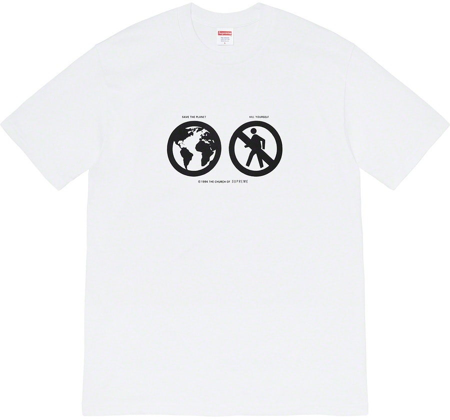 supreme-save-the-planet-tee-white